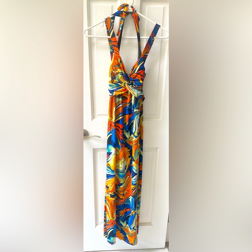 Floor length summer dress